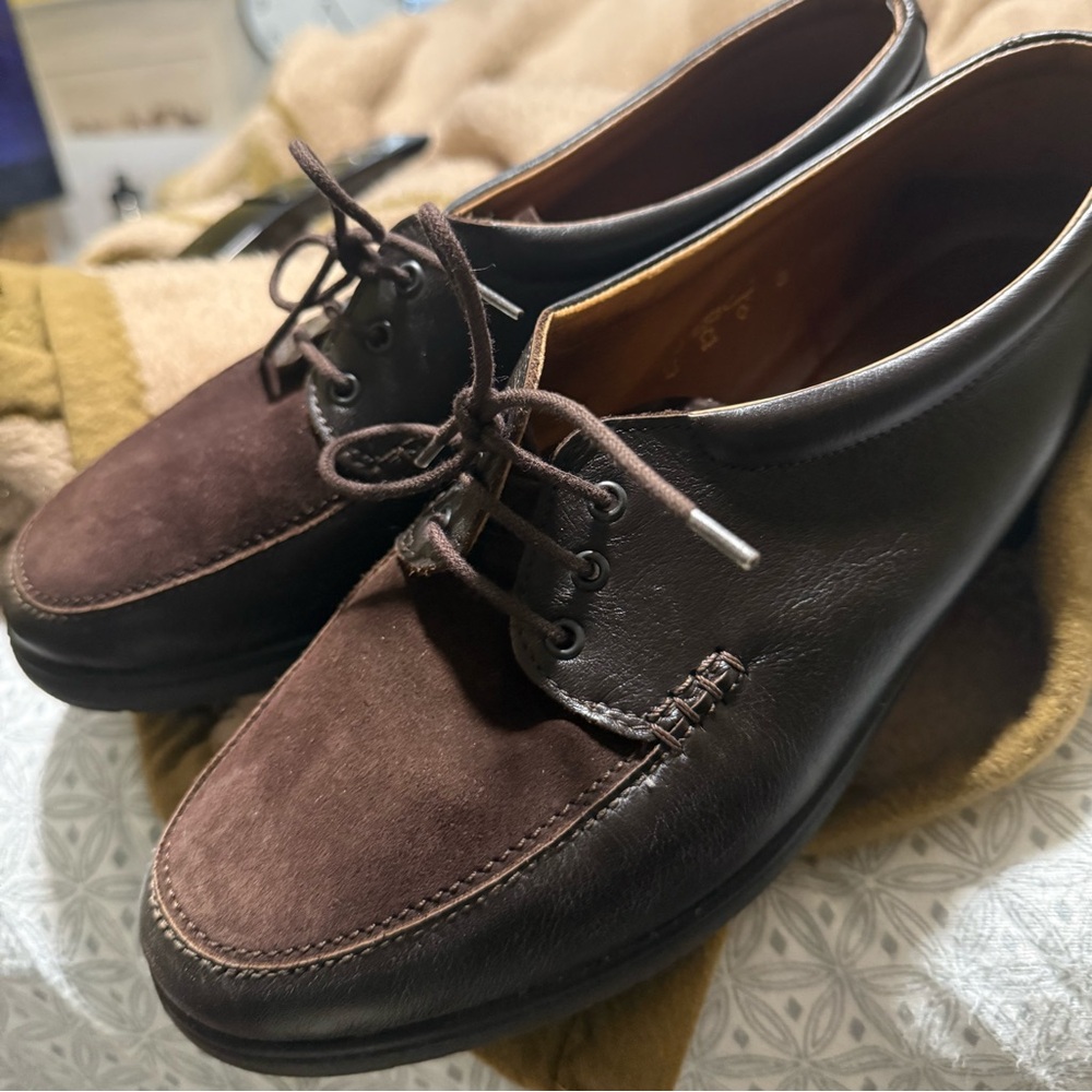 ROHDE leather and suede women’s lace-up shoes-like new